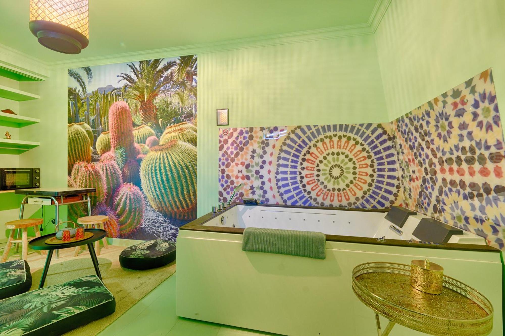 Luxury Magic Cactus Garden, Paris 0Rly Avec Jacuzzi Lägenhet Vigneux-sur-Seine Exteriör bild