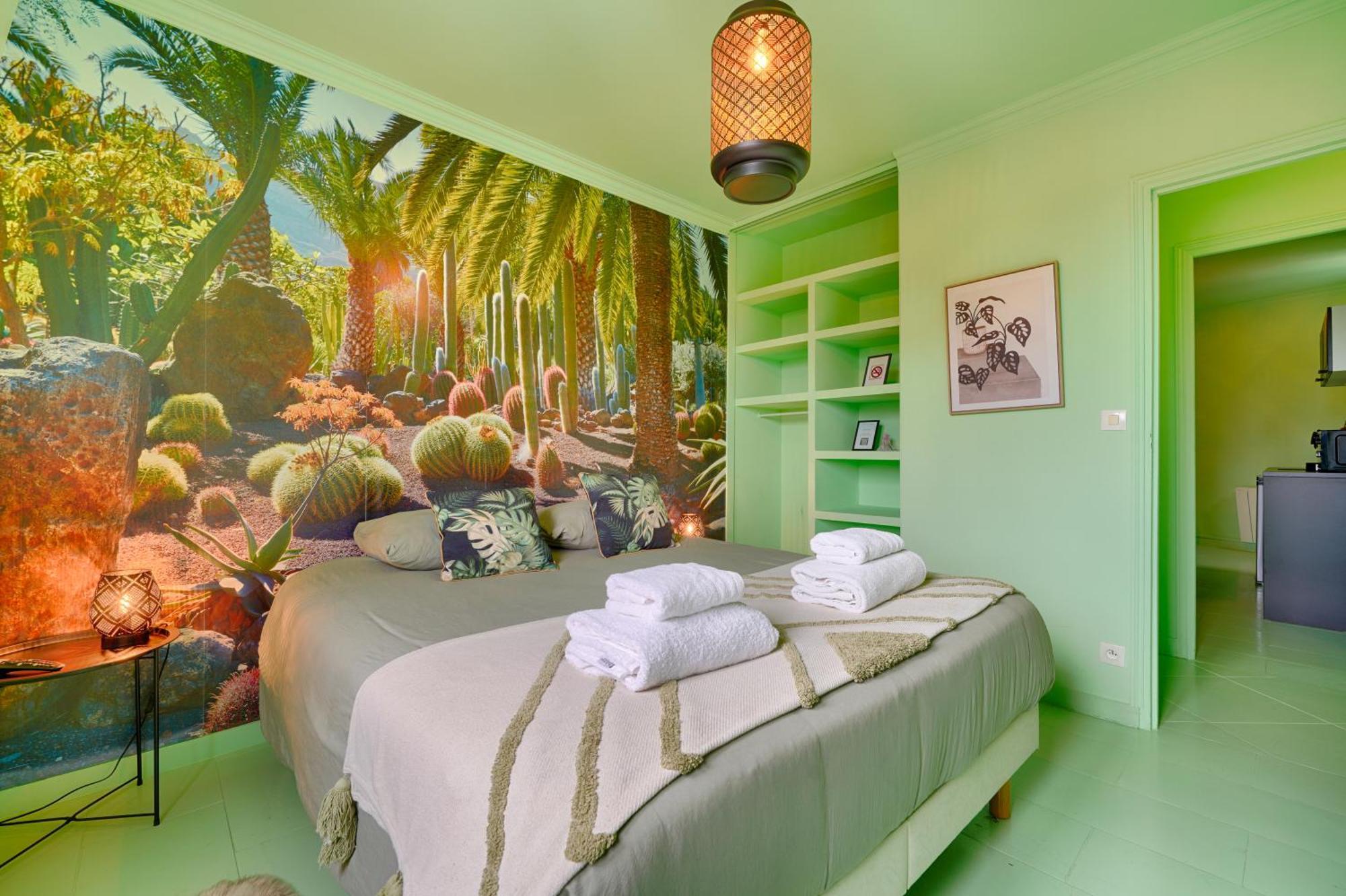 Luxury Magic Cactus Garden, Paris 0Rly Avec Jacuzzi Lägenhet Vigneux-sur-Seine Exteriör bild