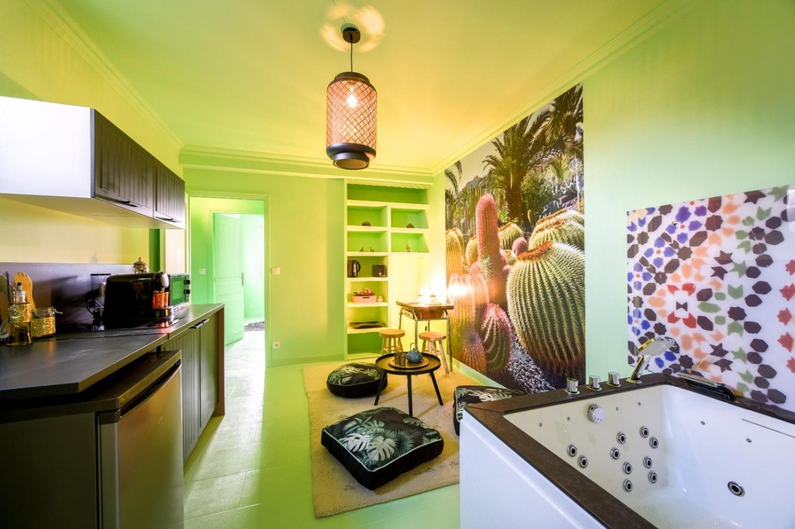 Luxury Magic Cactus Garden, Paris 0Rly Avec Jacuzzi Lägenhet Vigneux-sur-Seine Exteriör bild